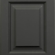 Gaston Raised Panel Door Style with Quarry Enamel on Maple Wood