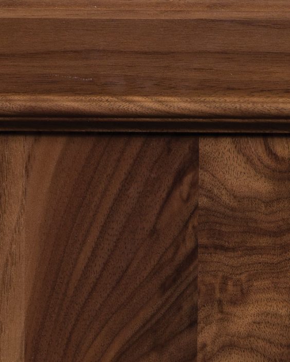 Natural-Tinted Stain on Walnut Wood