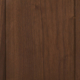 Omaha II Door Style with Leather Brown Stain on Walnut Wood