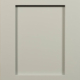 Portland Flat Panel Door Style with Gray Matters Enamel on Maple Wood