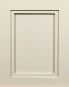 Portofino Flat Panel Door Style with Monument Gray Enamel on MDF