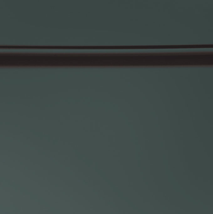 Rockwood Shutter Green Enamel with Bold Black Shadow on Maple Wood