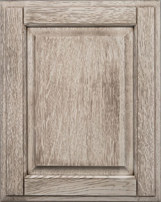 Windover Raised Panel Door Style with Tidewater Cape May Finish on Quarter Sawn White Oak Wood