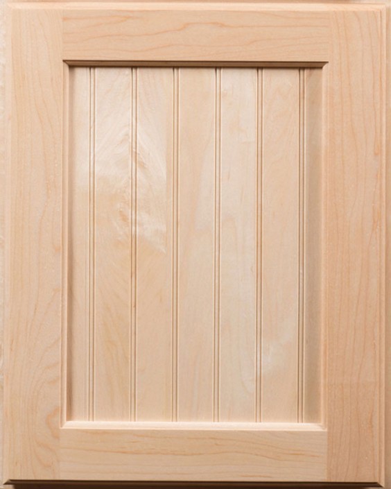 Boardwalk Door with Natural Finish on Maple