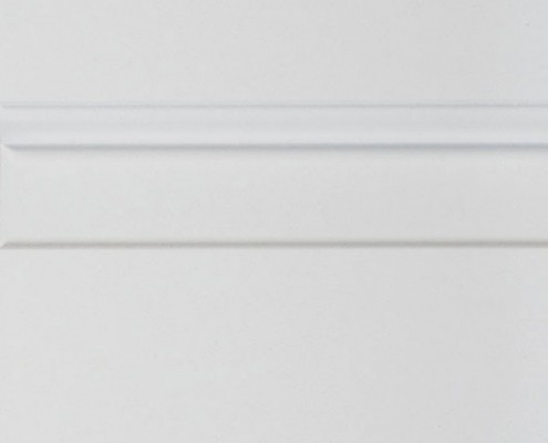 Frosty White Enamel on Maple Wood