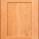 Gettysburg Flat Panel Door Style with Natural Stain on Cherry Wood