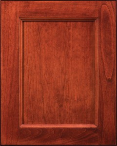 Graceland Flat Panel Door Style with Richmond Stain on Cherry Wood