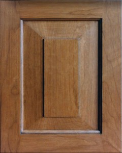 Madison Square Raised Panel Door Style with Colonial Stain on Cherry Wood