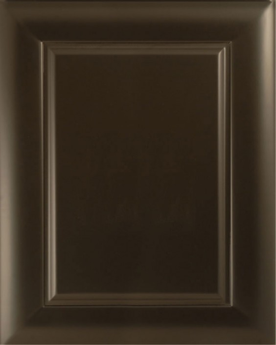 Midtown Raised Panel Door Style with Heritage Black Enamel on Maple Wood