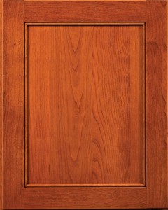 Monticello Flat Panel Door Style with Acorn Stain on Cherry Wood