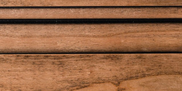 Natural with Bold Black Shadow on Cherry Alder