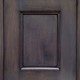 Oasis Flat Panel Door Style with Morning Mist Stain and Bold Black Shadow on Alder Wood