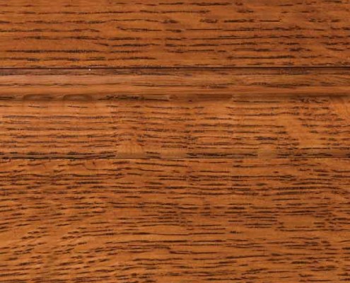 Auburn Stain on Quarter Sawn White Oak Wood