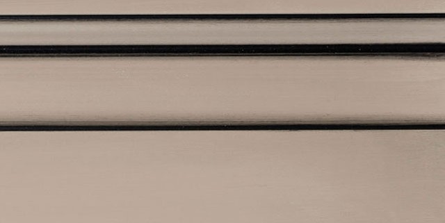 Sandstone Enamel With Bold Black Shadow on Maple Wood