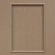 Teton Flat Panel Door Style with Moss Enamel on Maple Wood