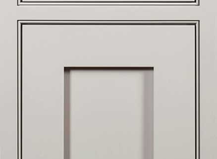 Beaded Inset Overlay shown on a Yellowstone Door with Auburn Enamel on maple.