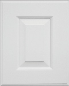 White House Door Style on White MDF