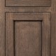 Square Inset Overlay shown on a Yellowstone Door with Morning Mist Enamel with Bold Black Shadow on Maple